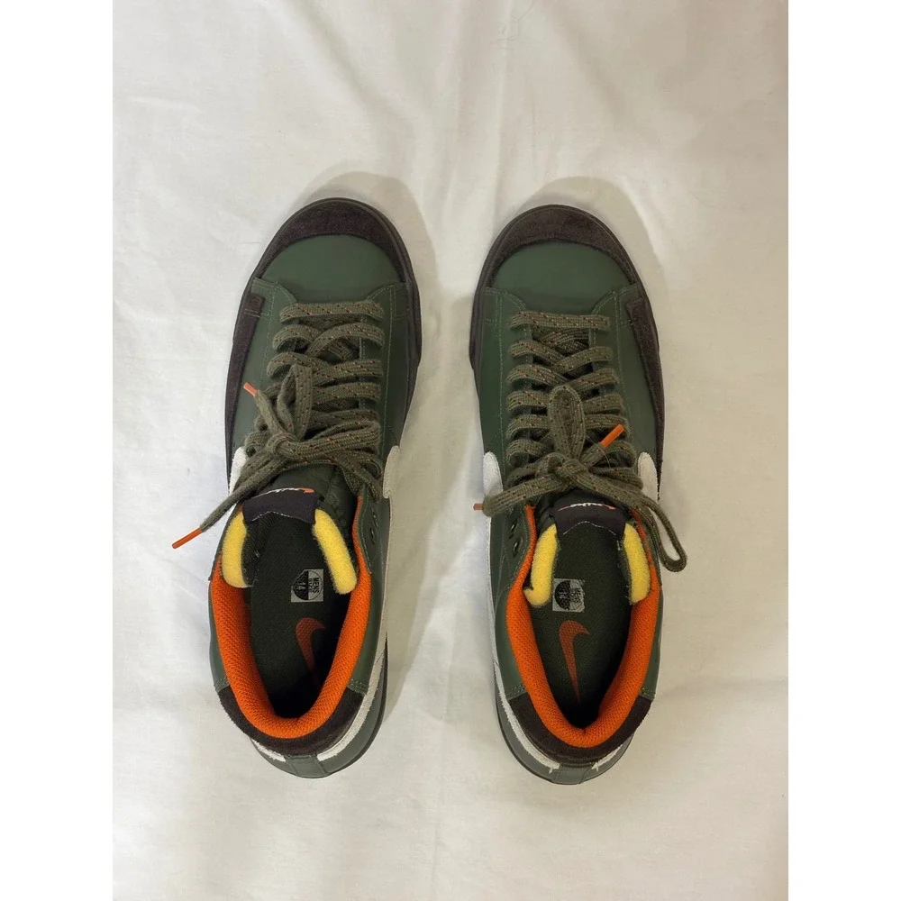 Nike Blazer Mid 77 Vintage Army Olive Campfire Orange Men's Size 14